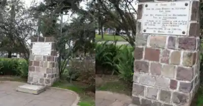 El secreto que esconde un monolito en pleno centro de Jujuy y que nadie se anima a abrir
