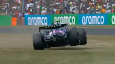Franco Colapinto sufrió un violento trompo en Silverstone y quedó afuera de la Q2