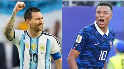 La lucha por el trono de goleadores históricos del Mundial: Messi y Mbappé, al rojo vivo