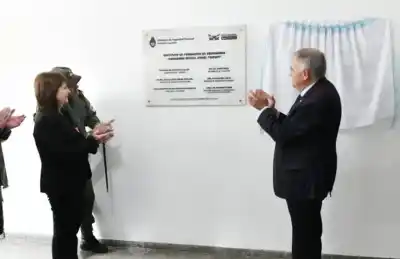 Capitán Cáceres: Jaldo y Bullrich Inauguraron el Instituto de Formación de Gendarmes