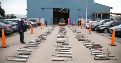 Los sacaron de vehículos secuestrados y los destruyeron: el motivo que alarmó a todos