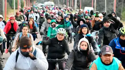 Pedalearon hasta el cielo: la primera peregrinación en bici a Mama Antula que unió fe y deporte