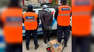 Lo que llevaba en una caja de cartón delató al ladrón en La Banda
