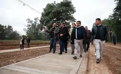 Sadir recorrió las obras que transforman un barrio de Fraile Pintado: ¿qué encontró?