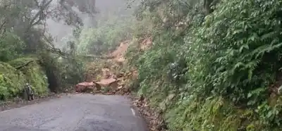 Derrumbe en el Cerro San Javier Provoca Corte Total de la Ruta 338
