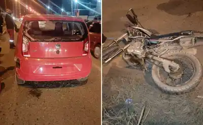 Chocó por detrás a un auto en Alto Comedero y terminó internado