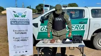 Un parlante musical escondía un cargamento de droga: el hallazgo de Gendarmería en la ruta 34