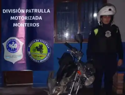 Recuperan Otra Motocicleta en Monteros con Pedido de Secuestro por Robo Agravado