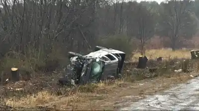 Tragedia en Chubut: choque frontal en una ruta con hielo dejó una víctima fatal