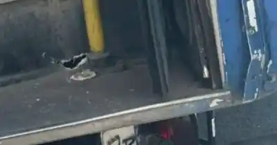 Chocó contra un colectivo y lo que pasó después es desgarrador