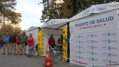 Festejos del 9 de Julio: el operativo sanitario que cuida a cada asistente