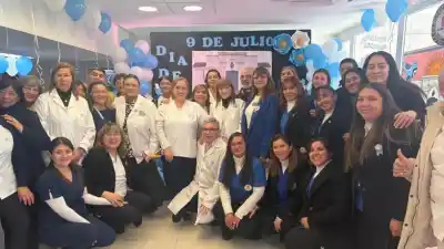 Salud y Educación se unieron en el Hospital del Niño Jesús para celebrar el 9 de Julio