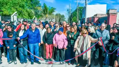 Vecinos cedieron parte de sus terrenos para hacer realidad la pavimentación de Las Moras