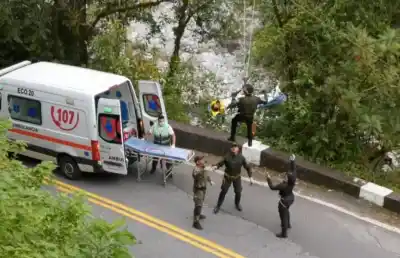 Realizaron un Simulacro de Rescate en la zona de “El Indio”