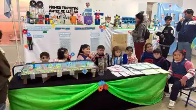 Con cintas láser y robots: los niños de 5 años que buscan salvar su barrio de las inundaciones