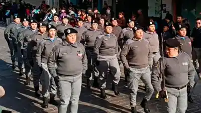 Desfile patrio: la unidad femenina del Servicio Penitenciario que se robó todos los aplausos