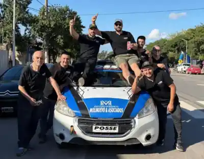 Pablo Molina Festejó en el Rally de Icaño