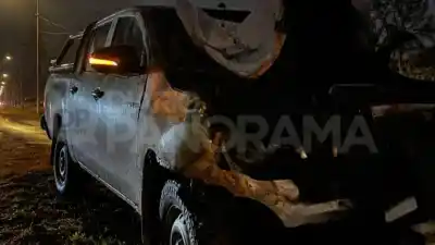 Se salvó de milagro: chocó contra una mula en la Ruta 89 y su camioneta quedó destruida
