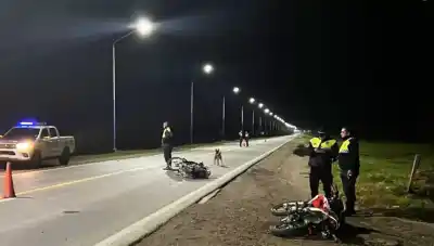Brutal Choque de Motocicletas en Ruta 157: Tres Jóvenes Heridos, Dos de Ellos con Gravedad