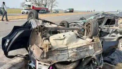 Un nene de 12 años, entre las tres víctimas fatales del choque múltiple en la Ruta 7