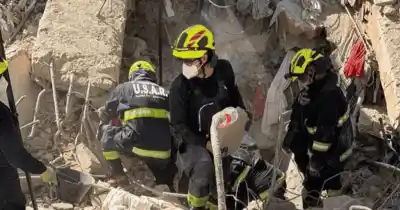 Regresan a Santa Fe los héroes que buscaron vida entre los escombros en Venezuela