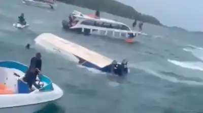 Tragedia en el paraíso: una lancha volcó en Vietnam y 15 turistas murieron en segundos