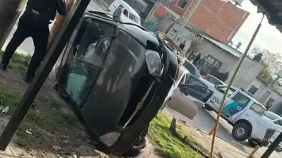 Persecución, vuelco y un suicidio antes de caer preso en La Matanza