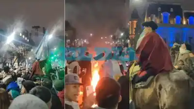 Festejos en La Plata: moto incendiada, explosiones y denuncias por maltrato animal en 7 y 50