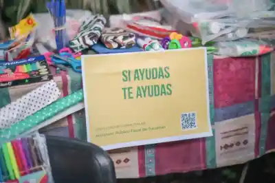 El Ministerio Fiscal Impulsa el Apoyo Escolar: Útiles y Esperanza Llegan al Merendero La Merced