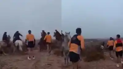 Jinetes atacaron a corredores en plena carrera y el caos se apoderó de Río Negro