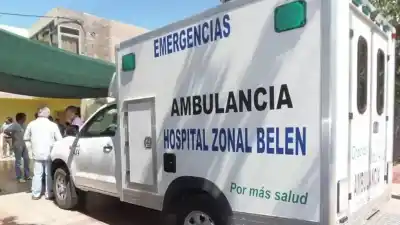 Chocó de frente contra un poste y murió en el acto en Belén