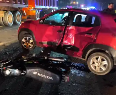 El escalofriante accidente en la ruta 38 que dejó a un joven con fractura y una adolescente hospitalizada