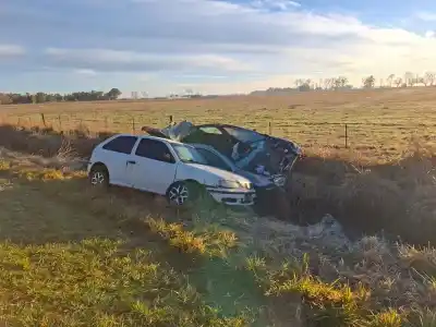 Chocaron contra caballos sueltos en Olavarría y lo que pasó después es impactante