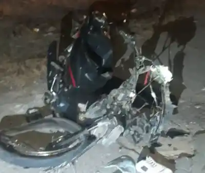Violento Choque Frontal de Motos en la Vieja Ruta 38 Dejo Cuatro Heridos