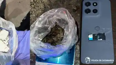 Tres operativos antidrogas en Capayán y Valle Viejo: secuestran marihuana, cocaína y celulares