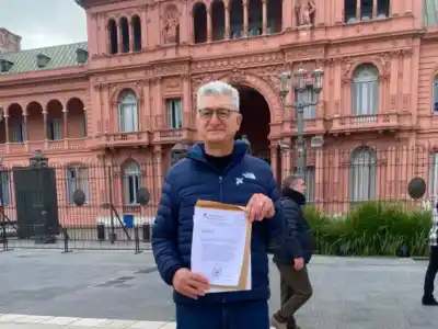 El intendente que llegó a Casa Rosada con un petitorio bajo el brazo: "Son reclamos concretos de nuestros vecinos"