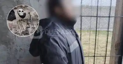 Lo atraparon cuando intentaba abrir otro auto: así cayó el "enmascarado" de los destrozos en Palpalá