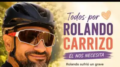 El drama de un ciclista en Las Pirquitas: necesita ayuda urgente para seguir adelante