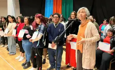 Ciento veintiún alumnos finalizaron el curso de Cuidados de Personas Mayores en Esquel