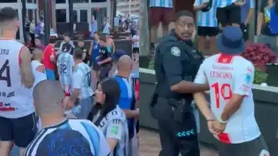 Caos en Atlanta: la pelea entre barras de San Lorenzo y Huracán que terminó con detenidos