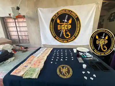 Allanamiento en Villa Ángela: encontraron cocaína, dinero y un detalle que llamó la atención