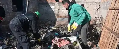 Lo que hallaron detrás de la puerta de una casa en Lucas Córdoba al 1700