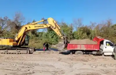 ¡Pillaron una Cantera en Río Seco! Minería Clausuró Explotación Ilegal Cerca del Puente