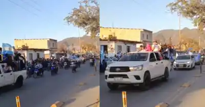 Invasión de alegría en Salta: una caravana interminable tomó la zona sudeste y nadie para