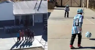 El gesto de Chiqui Tapia que emocionó a una escuela perdida en la Puna salteña