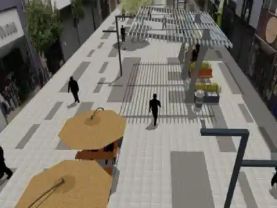 Monteros cada vez más cerca del Shopping a Cielo Abierto