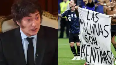 Milei se enredó con la bandera de Malvinas: del respaldo a los jugadores a tildar de "intrascendentes" a los que opinaron