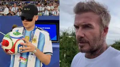 El cántico de Bizarrap que dejó helado a David Beckham en plena semifinal