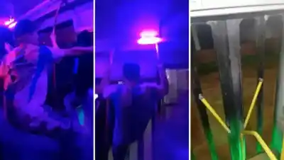 Festejos fuera de control: atacaron un colectivo en Bahía Blanca tras el triunfo ante Inglaterra