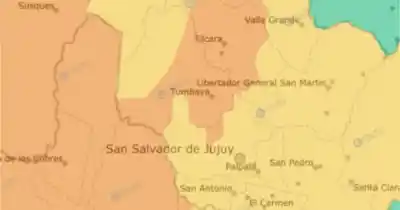 Jujuy en alerta: vientos de hasta 115 km/h y riesgo extremo de incendios este viernes
